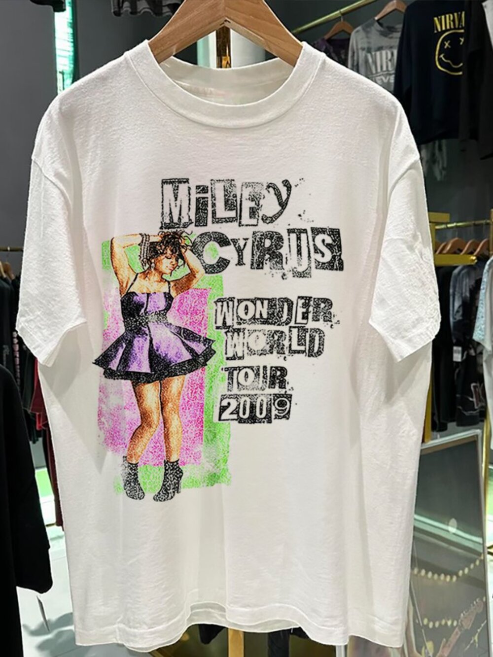 Mile-Y Wonder World Tour 09 White T-Shirt